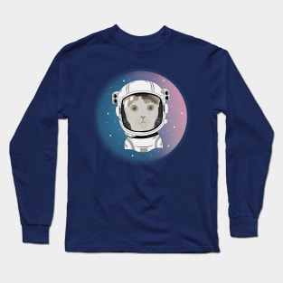 Cat astronaut Long Sleeve T-Shirt